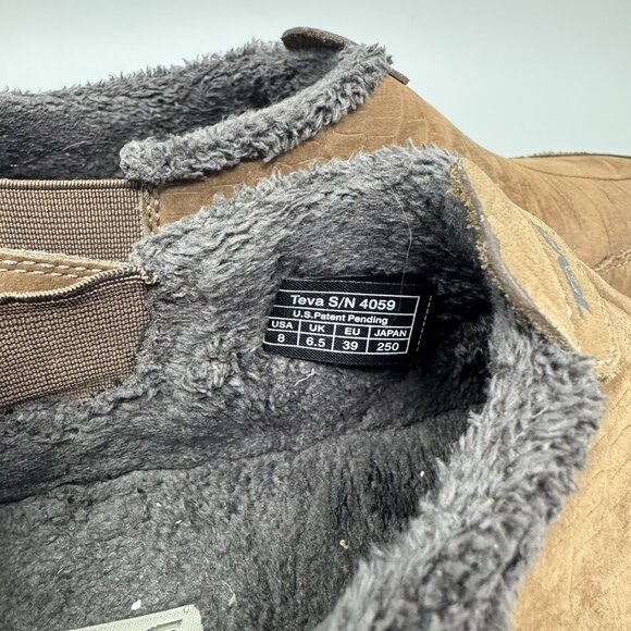 Teva Kiru Beluga Women’s Lined Slip On Clog Size 8 Brown - Picture 9 of 9